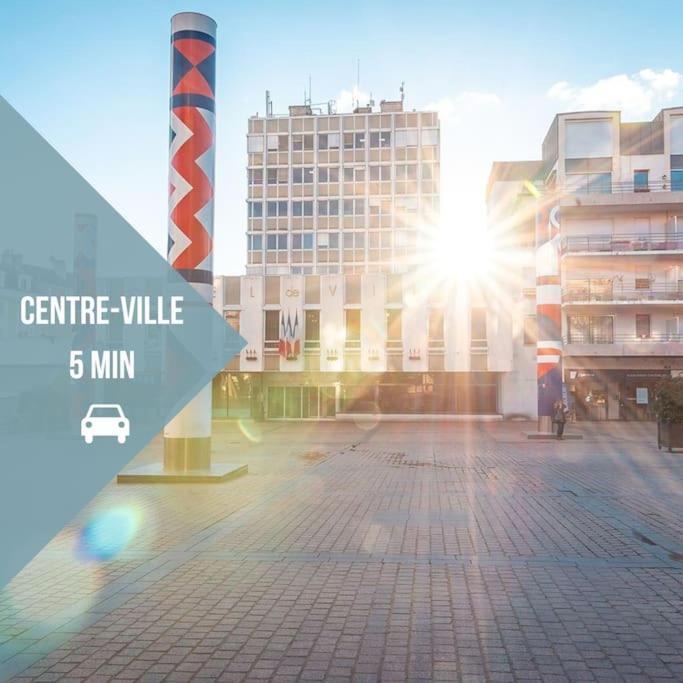 Le Paisible • Garage Privatif • Traversant • Calme Châteauroux Buitenkant foto